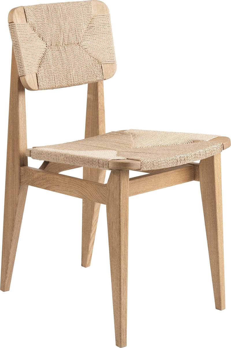 C - Chair Dining Chair - Paper Cord - Gubi - Chairs - American Oiled Walnut - HORNE