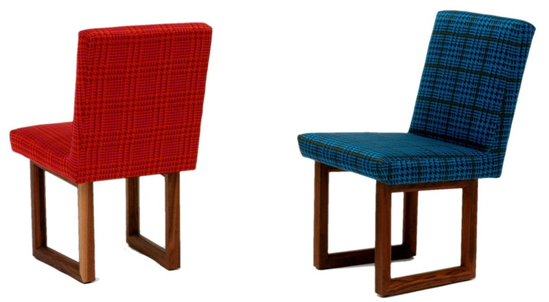 C2 W Houndstooth Chair - Artless - Chairs - Dusk - Without Arms - HORNE