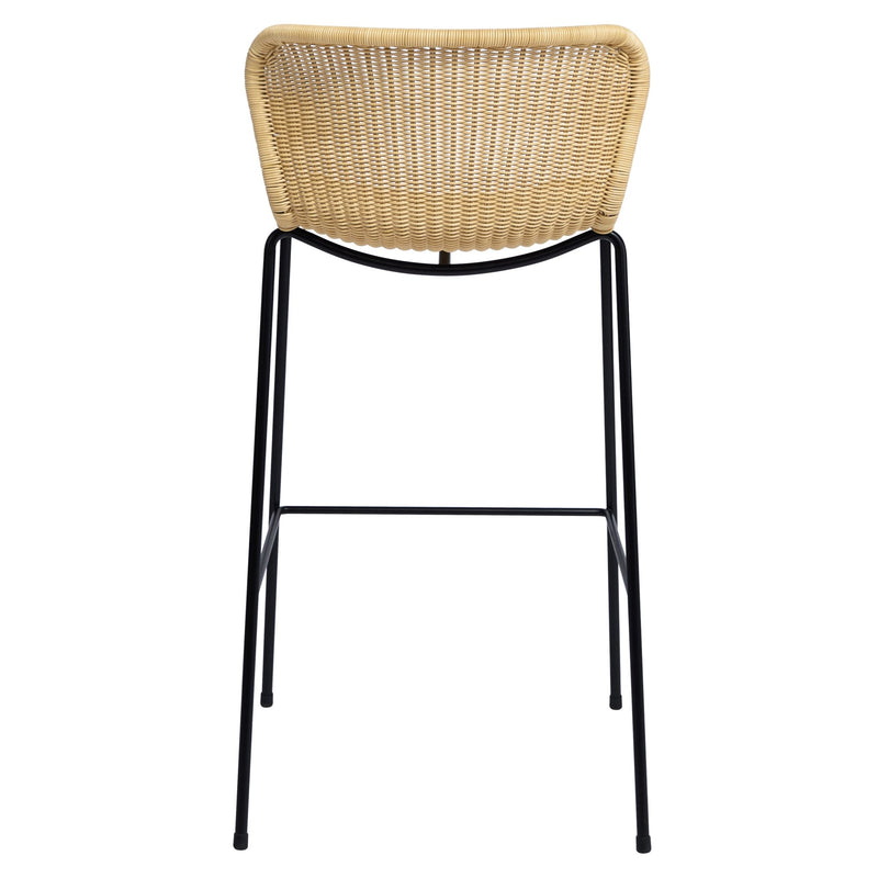 C603 Outdoor Bar Stool - Feelgood Designs - Outdoor Furniture - Natural Weave - HORNE