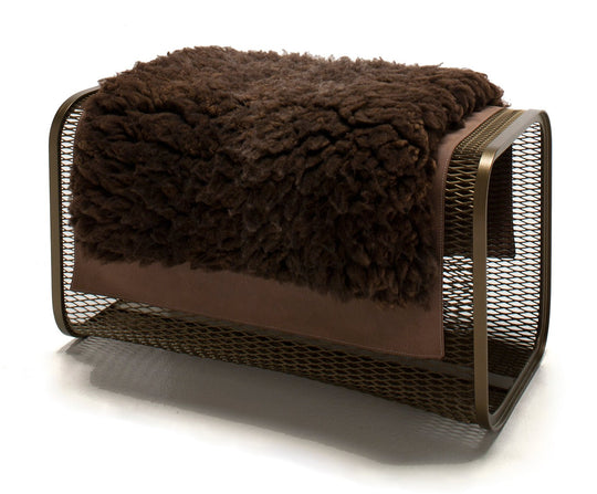 Caballito Blanco Small - Sheepskin And Suede