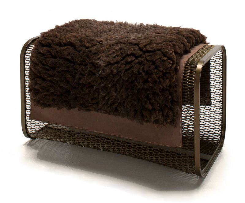 Caballito Blanco Small - Sheepskin And Suede