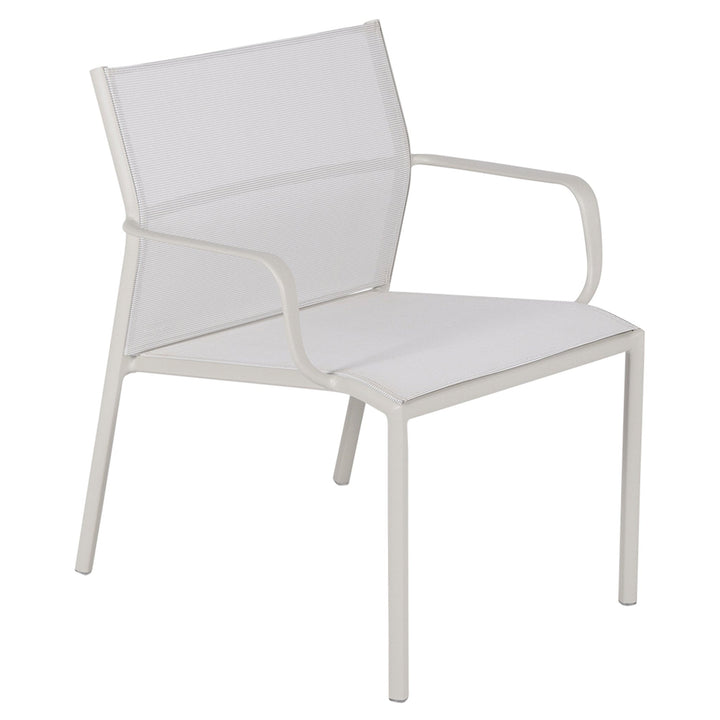 Cadiz Low Armchair - Stereo Fabric - Set of 2 - Fermob - Outdoor Furniture - Clay Grey - HORNE