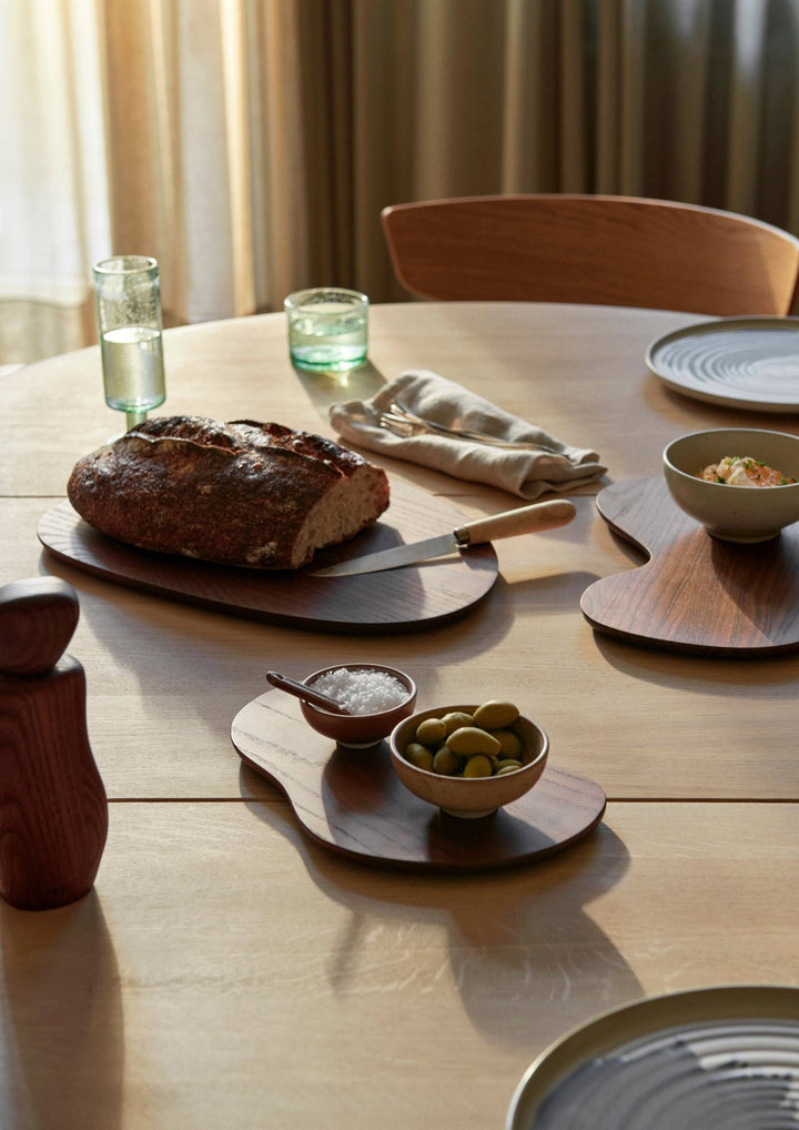 Cairn Cutting Boards - Set of 3 - Ferm Living - Serveware - Oak - HORNE