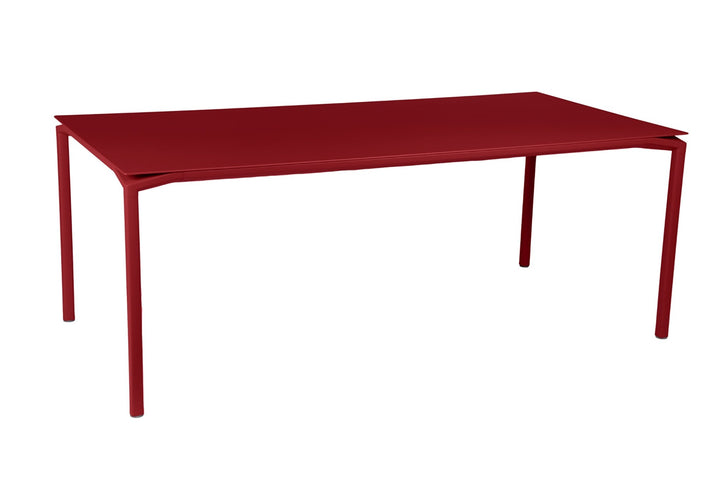 Calvi Table 77" x 37" - Fermob - Outdoor Furniture - Chili Red - HORNE
