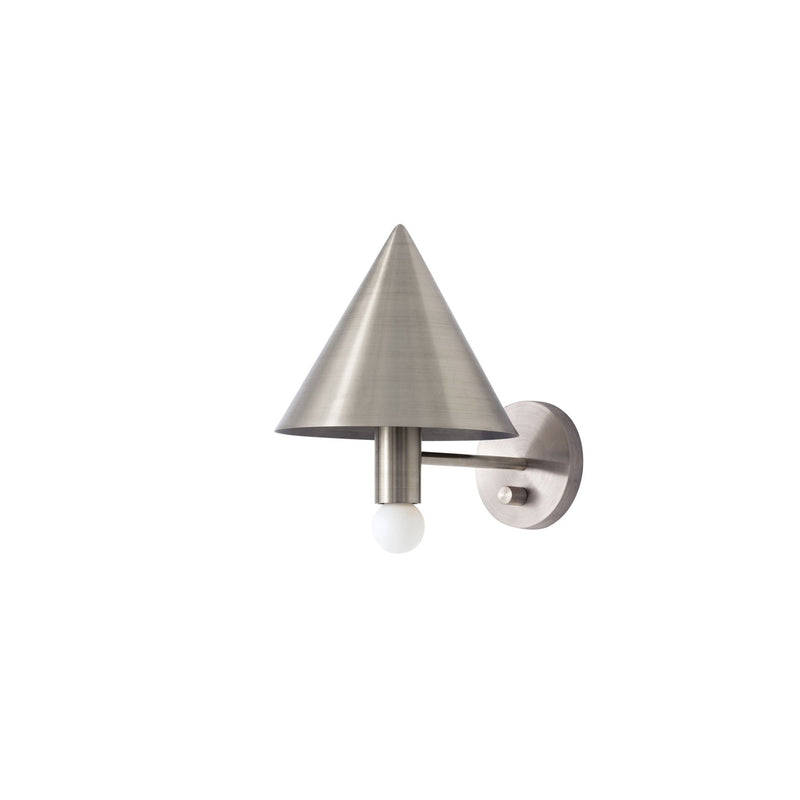 Canopy Sconce - Workstead - Wall Sconces - Brushed Nickel - HORNE