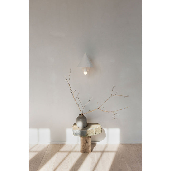 Canopy Sconce - Workstead - Wall Sconces - White Enamel - HORNE