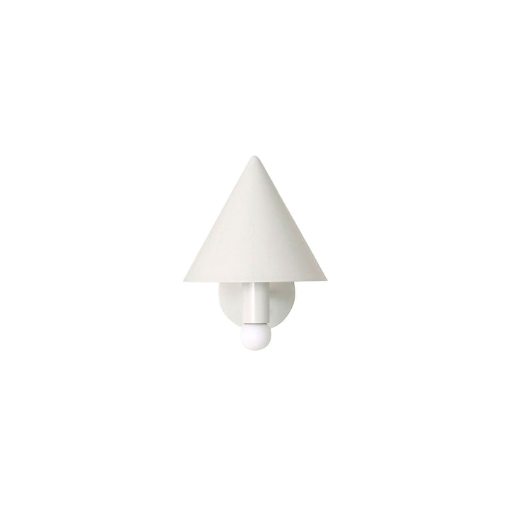 Canopy Sconce - Workstead - Wall Sconces - White Enamel - HORNE