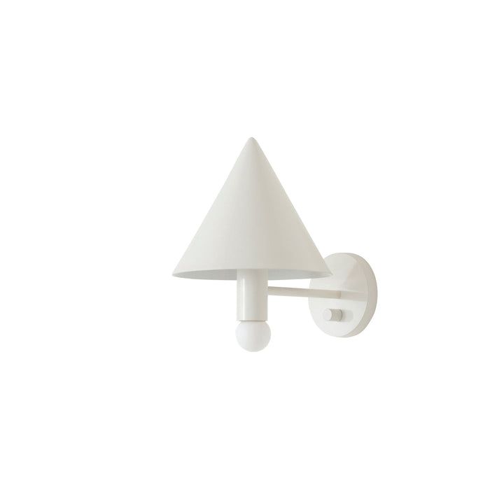 Canopy Sconce - Workstead - Wall Sconces - White Enamel - HORNE