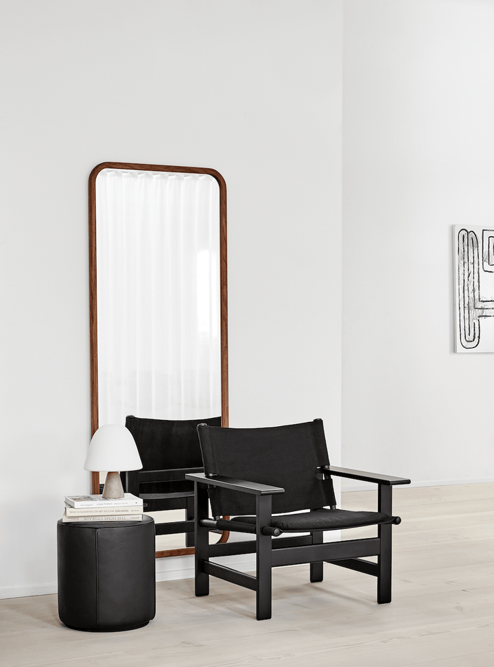 Canvas Chair - Fredericia - Chairs - Black Canvas/Black Lacquered Oak - HORNE