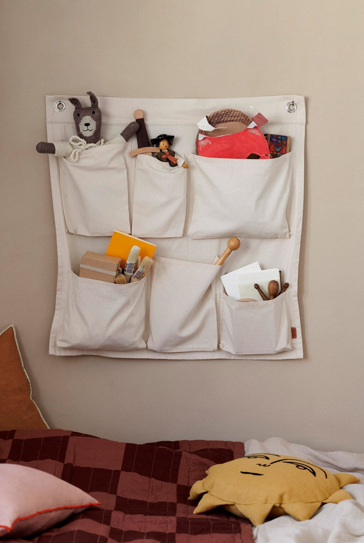 Canvas Wall Pockets - Ferm Living - Storage + Organization - Extra Large - HORNE