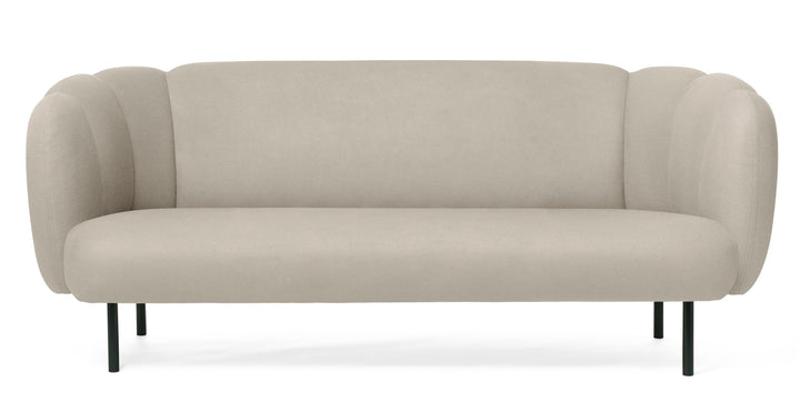 Cape 3 - Seater Sofa with Stitches - Warm Nordic - Sofas - Hero 211 - HORNE
