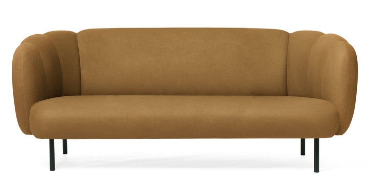 Cape 3 - Seater Sofa with Stitches - Warm Nordic - Sofas - Hero 981 - HORNE