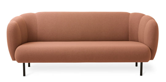 Cape 3 - Seater Sofa with Stitches - Warm Nordic - Sofas - Merit 035 - HORNE