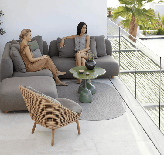 Capture 2 - Seater Sofa Module - Cane Line - Outdoor Furniture - HORNE