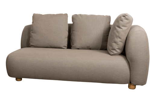 Capture 2 - Seater Sofa Module w/ Armrest - Cane Line - Outdoor Furniture - Left Module - HORNE