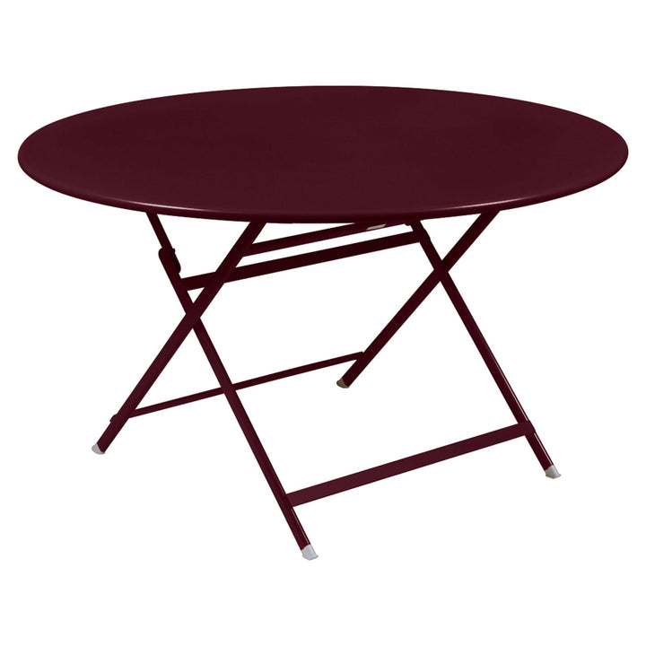 Caractere Round Table 50" - Fermob - Outdoor Furniture - Black Cherry - HORNE