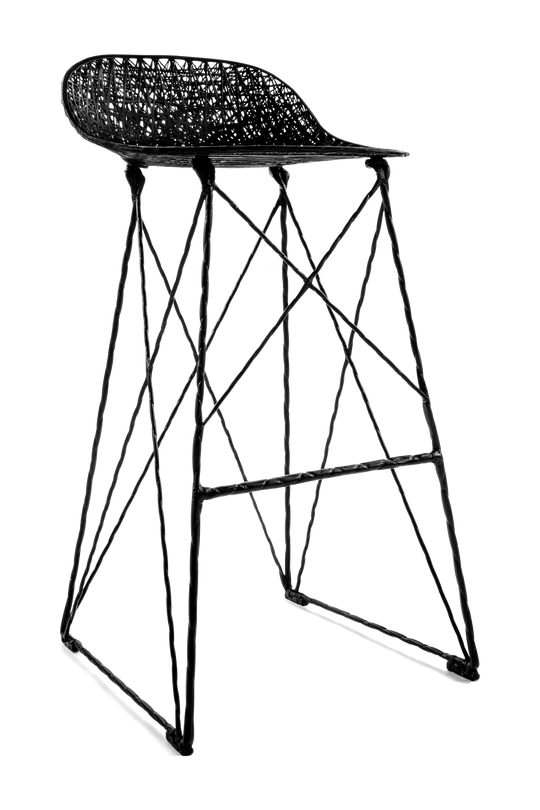 Carbon Bar Stool - Moooi - Stools + Benches + Ottomans - High - HORNE