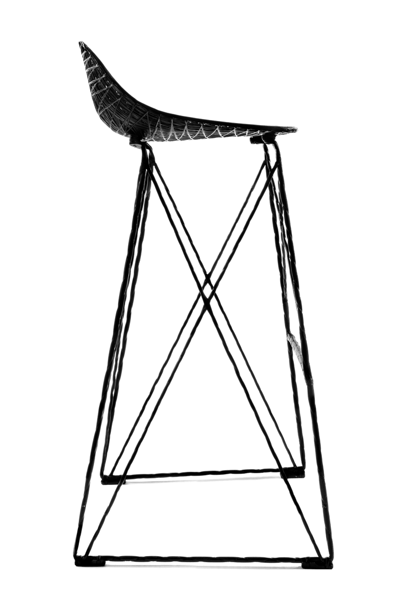 Carbon Bar Stool - Moooi - Stools + Benches + Ottomans - High - HORNE