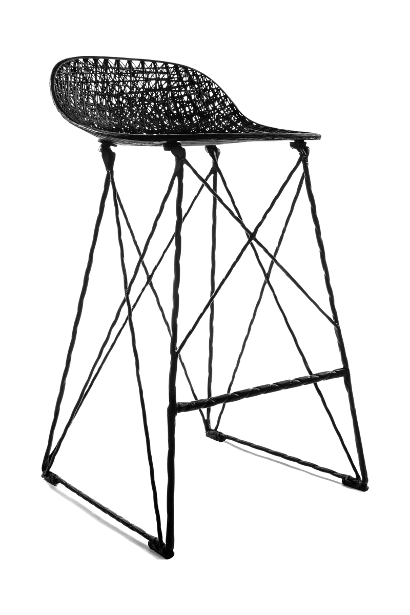 Carbon Bar Stool - Moooi - Stools + Benches + Ottomans - High - HORNE