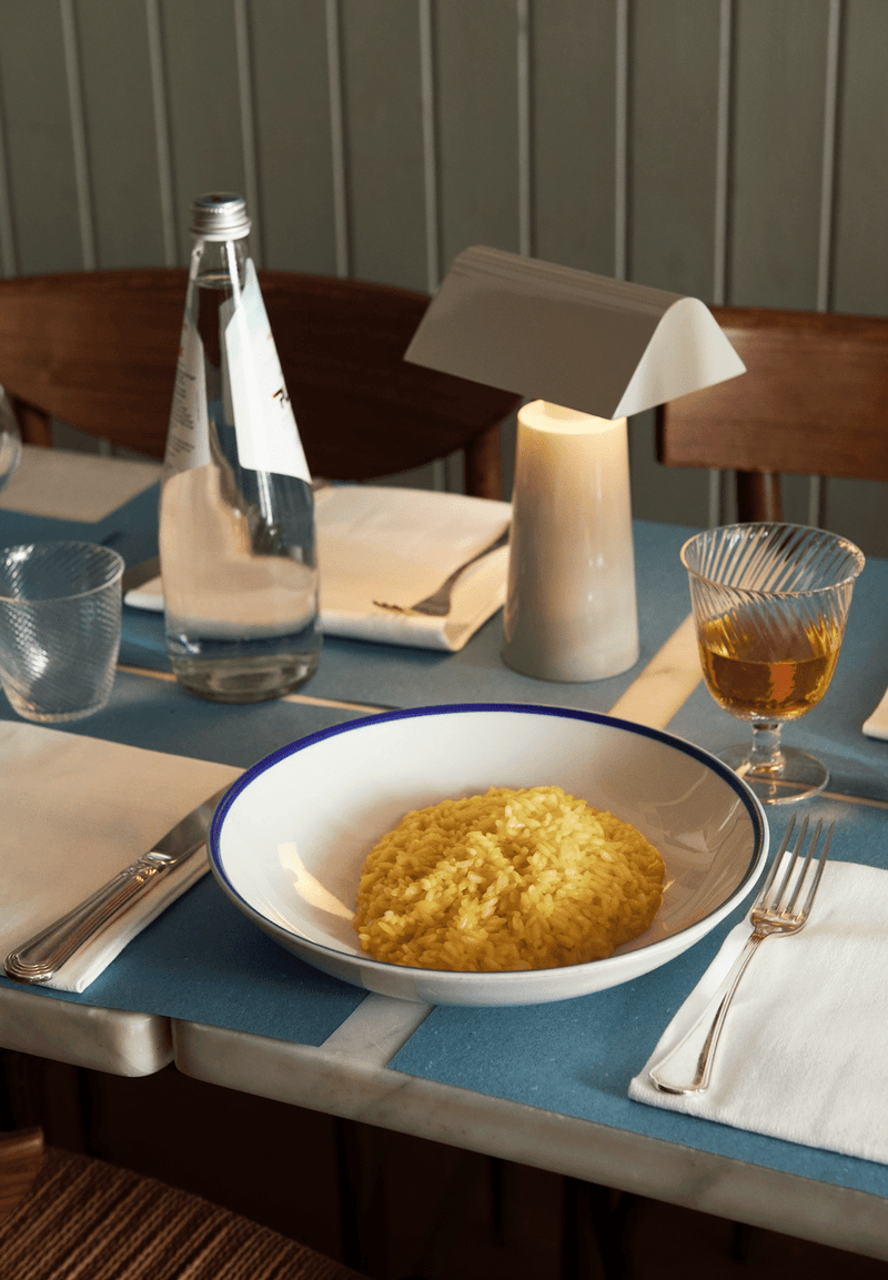 Caret MF1 Portable Lamp - &Tradition - Table + Task - Silk Grey - HORNE