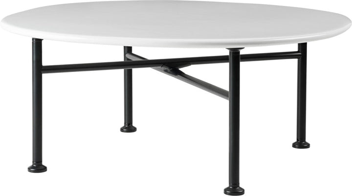 Carmel Coffee Table - Gubi - Tables + Desks - Clam White/75x75 - HORNE