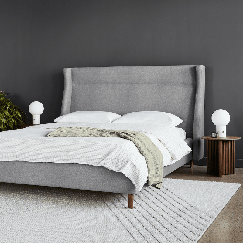 Carmichael Bed - Gus* Modern - Beds - Merino Cream - Queen - HORNE