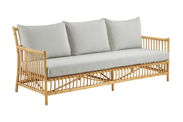 Caroline Rattan 3-Seater Sofa by Sika