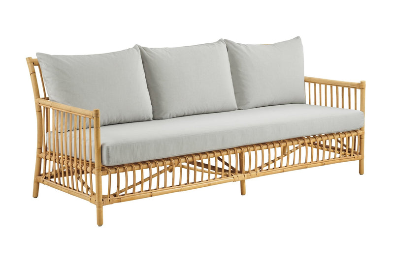 Caroline Rattan 3-Seater Sofa by Sika