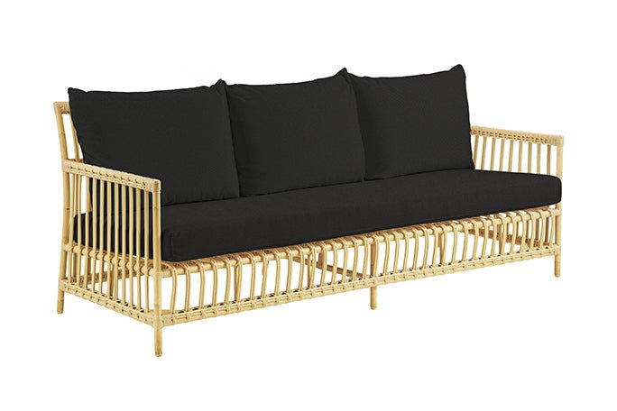 Caroline 3 - Seater Sofa - Exterior - Sika Design - Outdoor Furniture - Dove White - Tempotest White Canvas - HORNE