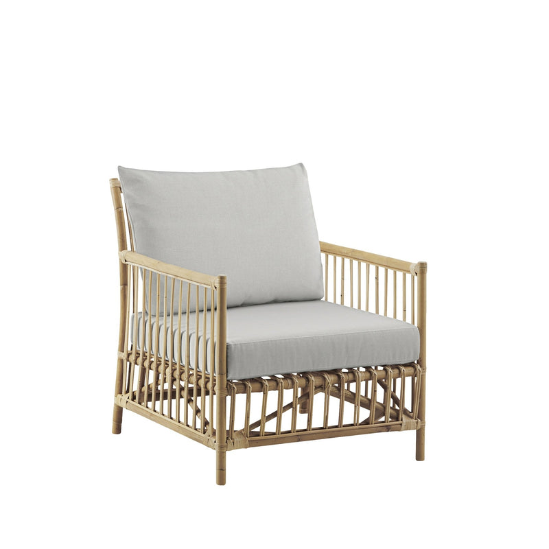 Caroline Lounge Chair - Sika Design - Chairs - Black - Tempotest White Canvas - HORNE