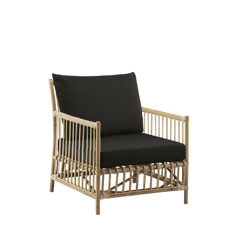 Caroline Lounge Chair - Sika Design - Chairs - Black - Tempotest White Canvas - HORNE