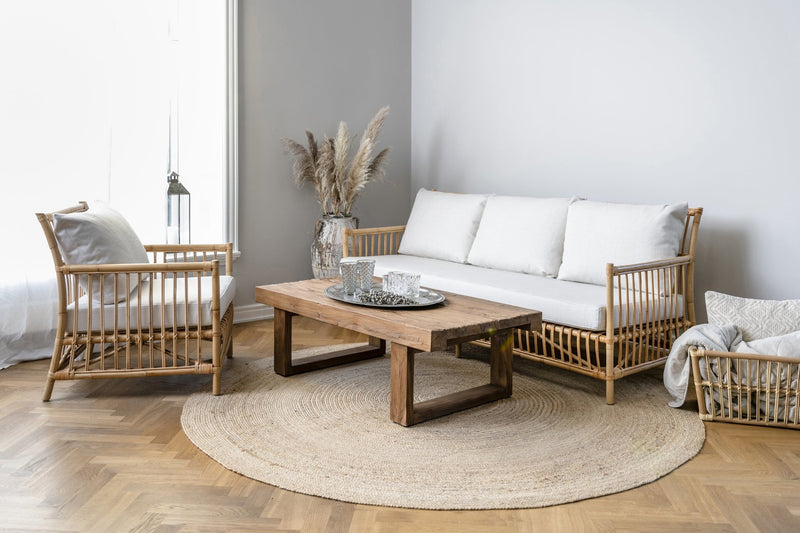 Caroline Lounge Chair - Sika Design - Chairs - Black - Tempotest White Canvas - HORNE