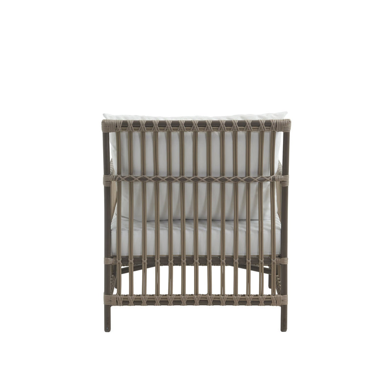 Caroline Lounge Chair - Exterior - Sika Design - Outdoor Furniture - Dove White - Sunbrella Sailcloth Seagull - HORNE