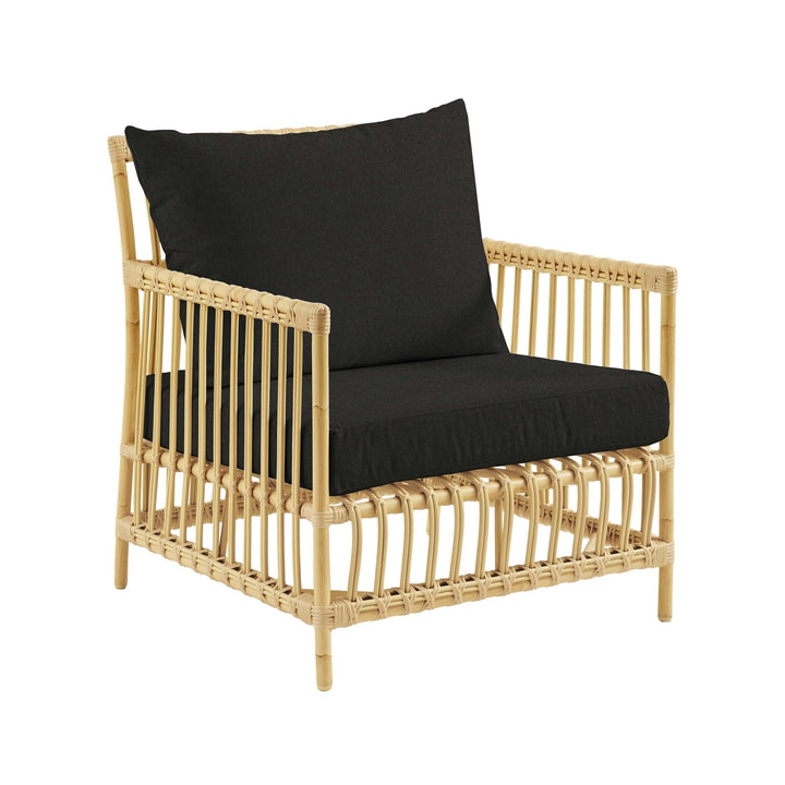 Caroline Lounge Chair - Exterior - Sika Design - Outdoor Furniture - Natural - Sunbrella Sailcloth Seagull - HORNE