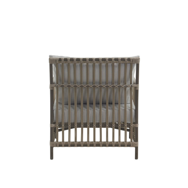 Caroline Lounge Chair - Exterior - Sika Design - Outdoor Furniture - Dove White - Sunbrella Sailcloth Seagull - HORNE