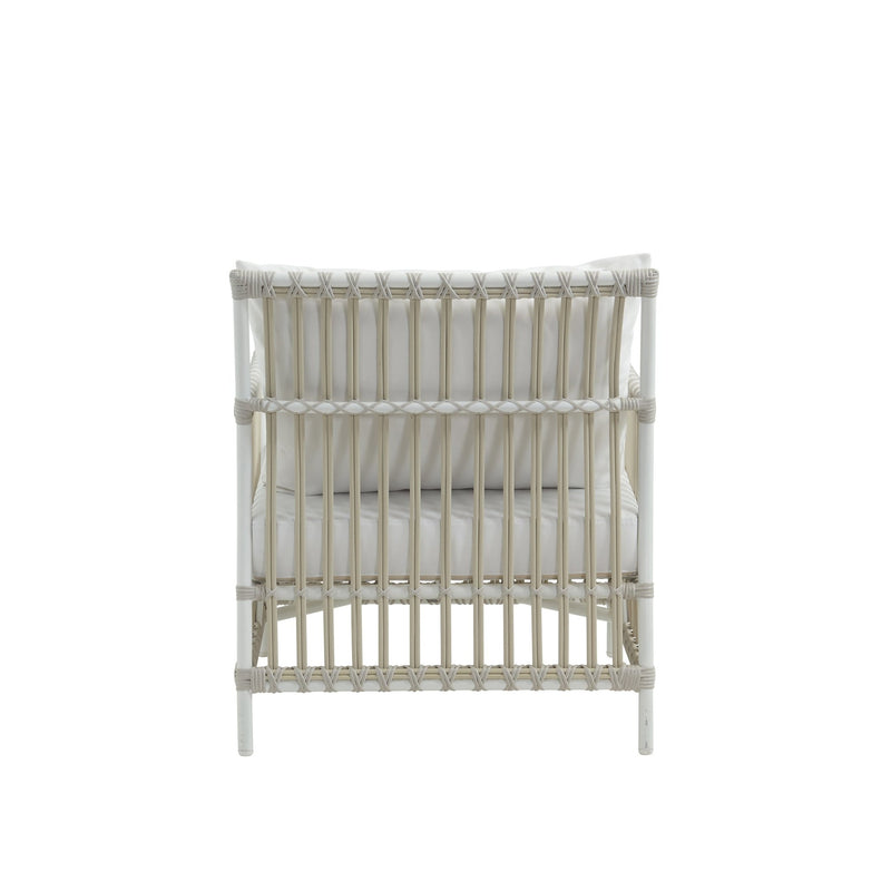 Caroline Lounge Chair - Exterior - Sika Design - Outdoor Furniture - Dove White - Sunbrella Sailcloth Seagull - HORNE