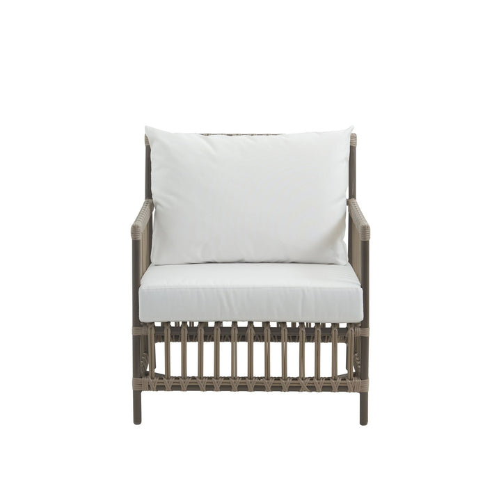 Caroline Lounge Chair - Exterior - Sika Design - Outdoor Furniture - Dove White - Sunbrella Sailcloth Seagull - HORNE