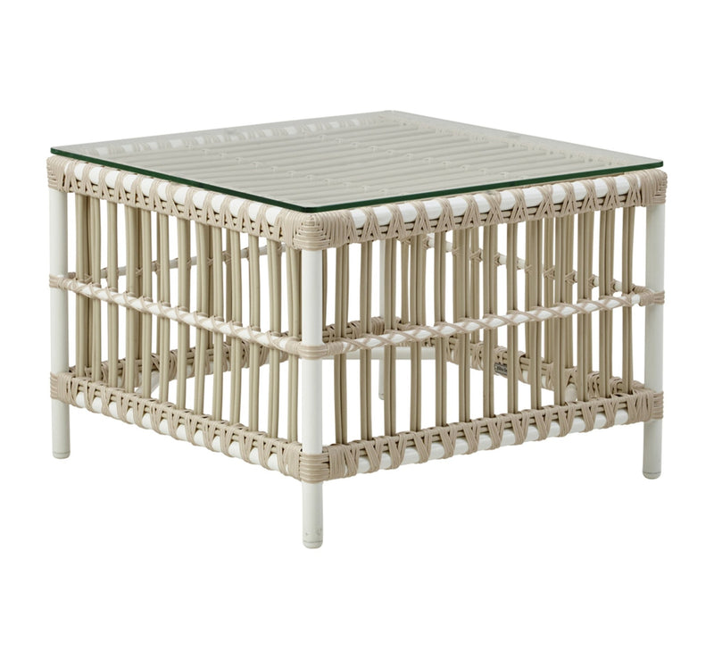 Caroline Side Table Exterior - Sika Design - Outdoor Furniture - Dove White - HORNE