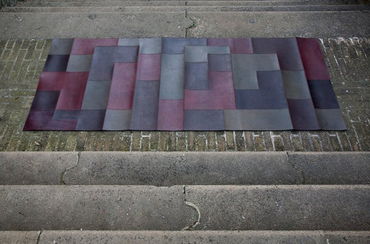 Carpet Mathé - Dark - Oscar Maschera - Rugs - 39.3" x 94.4" - HORNE