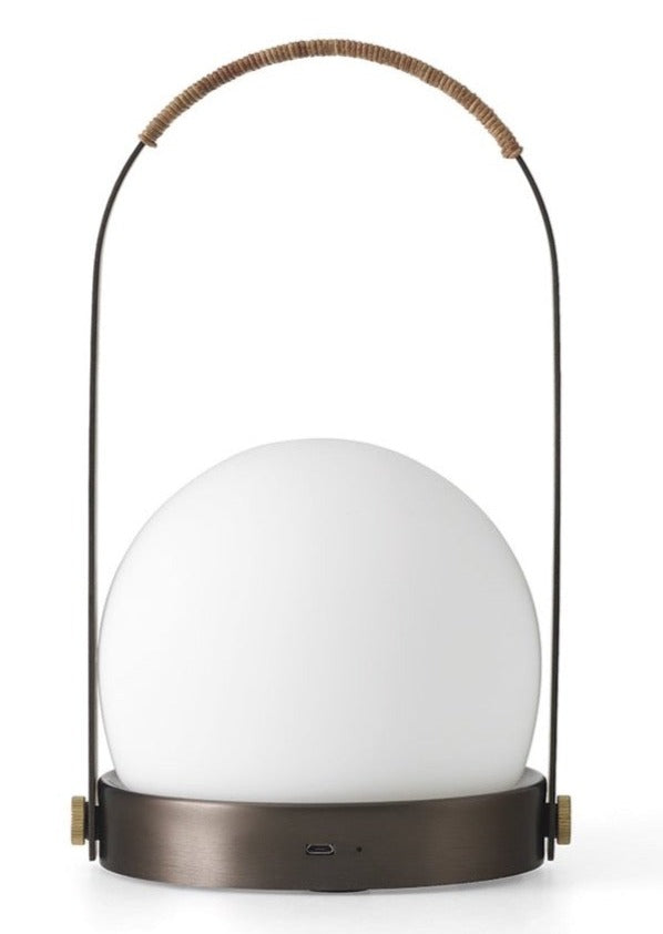 Carrie Portable LED Lamp - Audo Copenhagen - Lighting - Bronzed Brass - HORNE