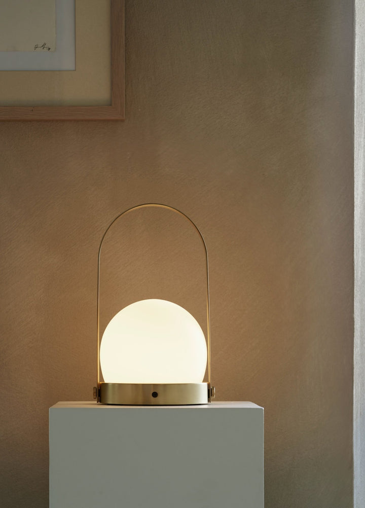 Carrie Portable LED Lamp - Audo Copenhagen - Lighting - Bronzed Brass - HORNE