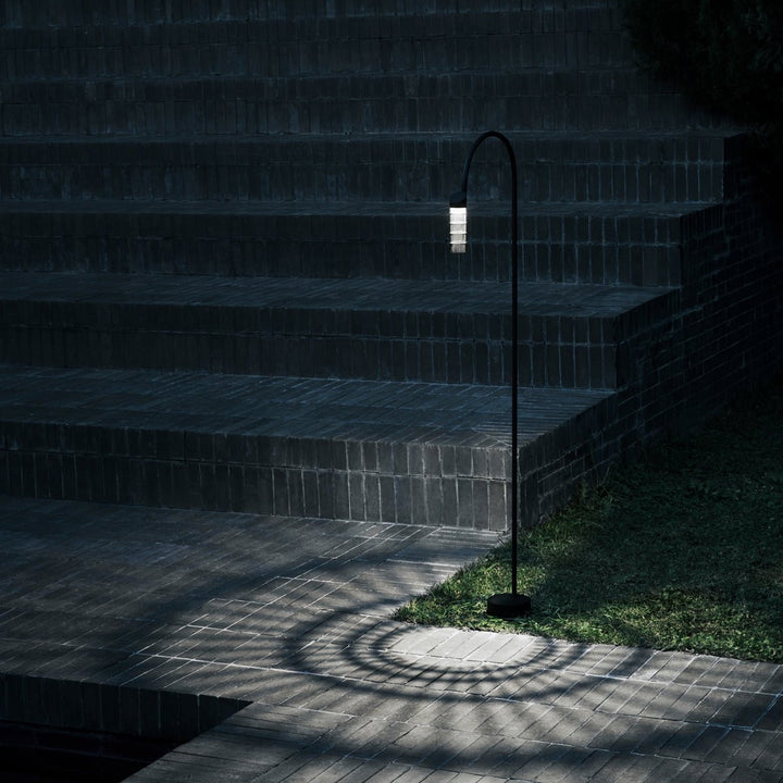 Caule Bollard 1 - Nest Shade Floor Lamp - Flos - Floor Lamps - Black - 2700K - No Caule Box - HORNE