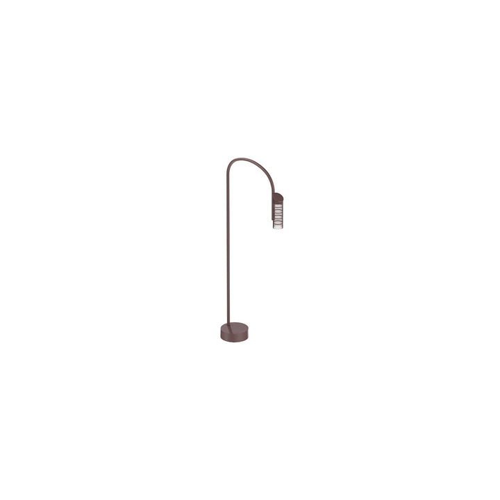 Caule Bollard 2 - Nest Shade Floor Lamp - Flos - Floor Lamps - Deep Brown - 2700K - No Caule Box - HORNE