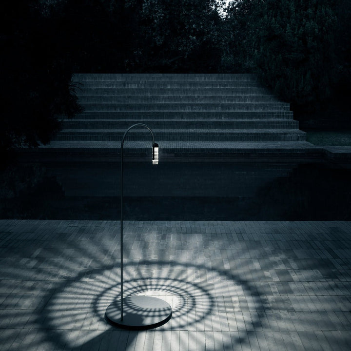 Caule Bollard 2 - Nest Shade Floor Lamp - Flos - Floor Lamps - Anthracite - 2700K - No Caule Box - HORNE