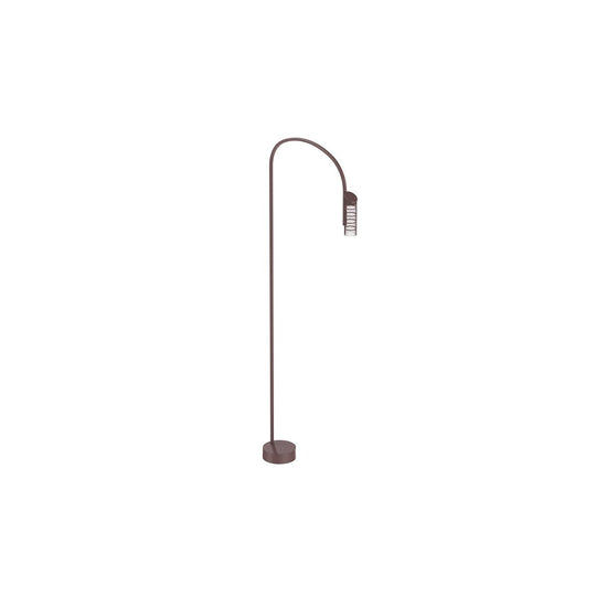 Caule Bollard 3 - Nest Shade Floor Lamp - Flos - Floor Lamps - Deep Brown - 2700K - No Caule Box - HORNE