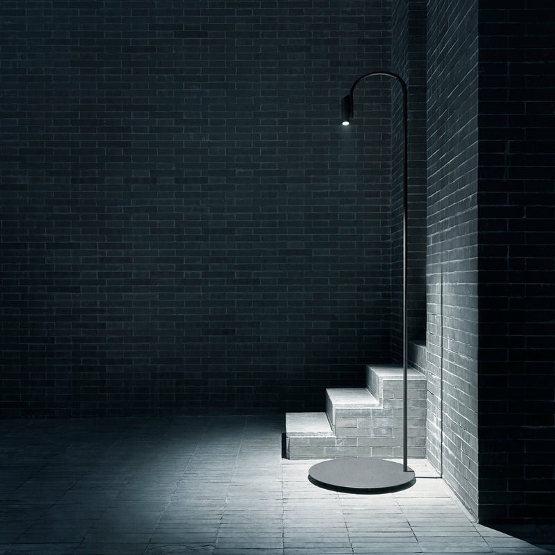 Caule Bollard 3 - Solid Shade Floor Lamp - Flos - Floor Lamps - White - 2700K - No Caule Box - HORNE