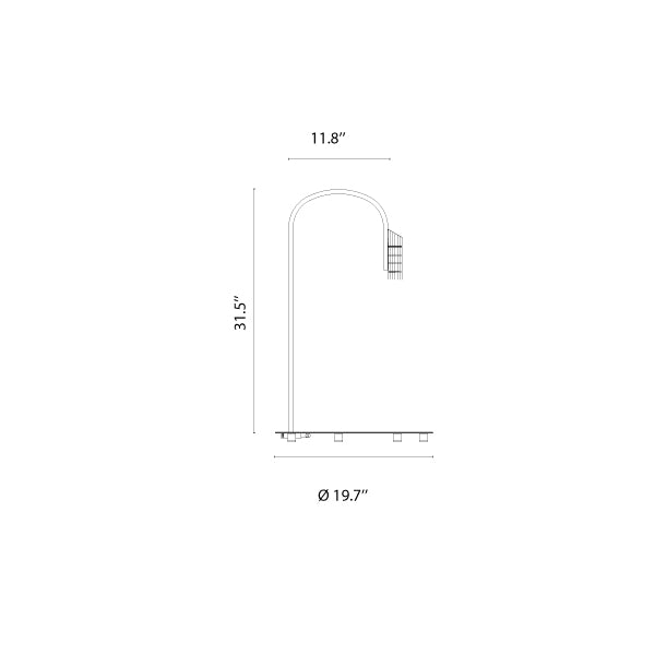 Caule Floor 1 - Nest Shade Floor Lamp - Flos - Floor Lamps - White - 2700K - HORNE