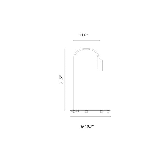 Caule Floor 1 - Solid Shade Floor Lamp - Flos - Floor Lamps - White - 2700K - HORNE