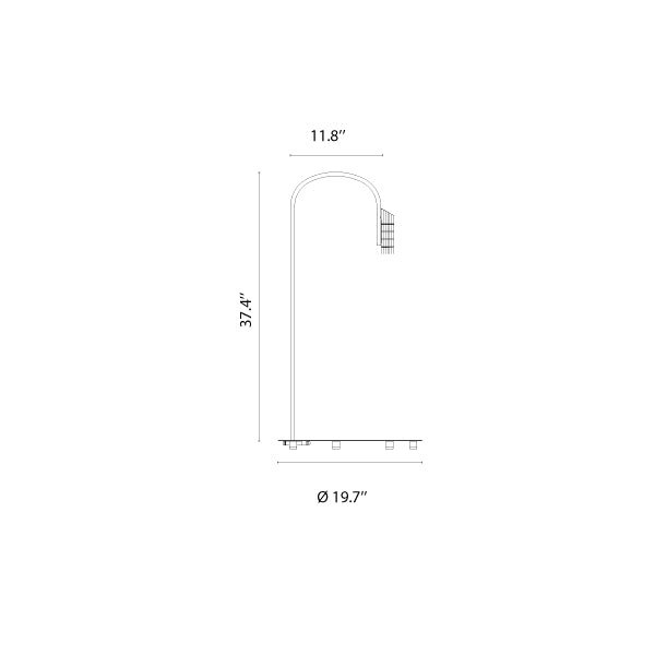 Caule Floor 2 - Nest Shade Floor Lamp - Flos - Floor Lamps - White - 2700K - HORNE