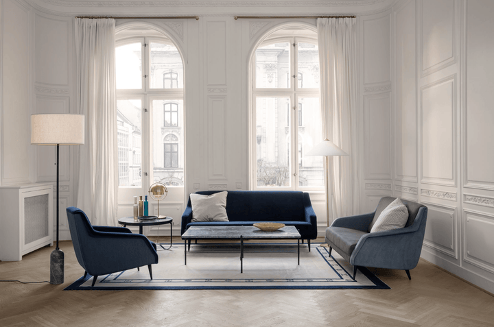 CDC.2 Sofa - 72.4" - Gubi - Sofas - Lacquered American Walnut - Gabriel Tempt - 60152 - HORNE